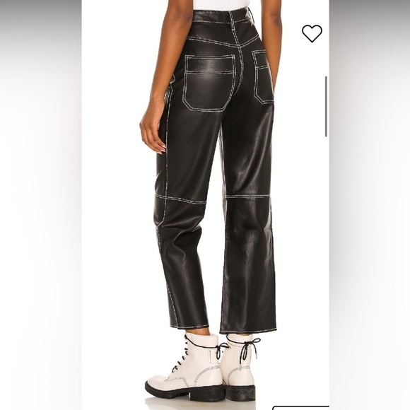 Free People We The Free The It Factor Vegan Leather Pants - Picture 3 of 15